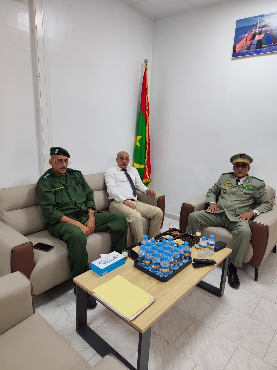 Le Port Autonome de Nouadhibou accueille des élèves du lycée militaire